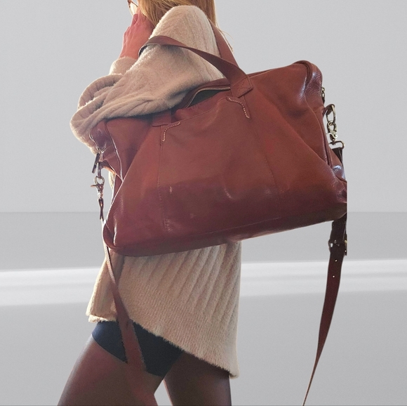 Cole Haan Leather Satchel Bag - Picture 2 of 12